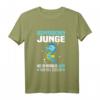 Kinder Seepferdchen Junge Schwimmen T-Shirt - Motivationsshirt für Frühschwimmer, klassisch geschnitten, perfekt für den Schwimmunterricht