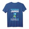 Kinder Seepferdchen Junge Schwimmen T-Shirt - Motivationsshirt für Frühschwimmer, klassisch geschnitten, perfekt für den Schwimmunterricht