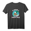 HapDog Weihnachts-Snoopy T-Shirt - I Need A Snow Day, Lizenziertes Fanartikel Geschenk