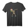 Hochwertiges Kinder T-Shirt mit Dabbing Skelett - Hip-Hop Tanzendes Gerippe Geschenk für Kinder zum Geburtstag