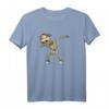 Hochwertiges Kinder T-Shirt mit Dabbing Skelett - Hip-Hop Tanzendes Gerippe Geschenk für Kinder zum Geburtstag