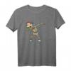 Hochwertiges Kinder T-Shirt mit Dabbing Skelett - Hip-Hop Tanzendes Gerippe Geschenk für Kinder zum Geburtstag