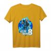 Kinder Ninja T-Shirt 'Ich bin 8' – Perfekt zum 8. Geburtstag Jungen, Ninja Kostüm & Geburtstagsgeschenk