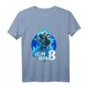 Kinder Ninja T-Shirt 'Ich bin 8' – Perfekt zum 8. Geburtstag Jungen, Ninja Kostüm & Geburtstagsgeschenk