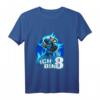 Kinder Ninja T-Shirt 'Ich bin 8' – Perfekt zum 8. Geburtstag Jungen, Ninja Kostüm & Geburtstagsgeschenk