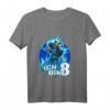 Kinder Ninja T-Shirt 'Ich bin 8' – Perfekt zum 8. Geburtstag Jungen, Ninja Kostüm & Geburtstagsgeschenk