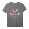 Ich werde Große Cousine 2024 T-Shirt mit Eule - Perfektes Geschenk für werdende Cousinen bei Baby-Party & Baby-Shower