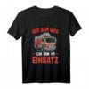Kinder Feuerwehr T-Shirt Jungen | Aus Dem Weg | Feuerwehr Shirt mit Feuerwehrauto & Einsatz-Motiv für Kinder & Geburtstage