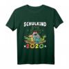 Kinder Schulkind 2020 Dinosaurier T-Shirt für Jungen und Mädchen - Lustiges Einschulungsshirt für den Schulstart & Geschenkidee