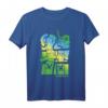 HapDog Story Gradient Blue Green T-Shirt - Offiziell lizenziertes Geburtstags-Shirt für Männer