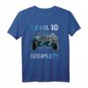 Level 10 Complete Gamer T-Shirt für Jungen und Mädchen zum 10. Geburtstag - Lustiges Geschenk für Videospiel-Fans