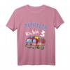 Kinder T-Shirt zum 3. Geburtstag mit Feuerwehrauto - Lustiges Geschenk für Jungen und Mädchen, ideal für Geburtstagsfeier, Kindergarten & Schule