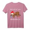 Weihnachtsoutfit Faultier Kinder Weihnachten - Lustiges Weihnachts T-Shirt als Geschenk oder zum Feiern geeignet, bessere Alternative zum Ugly Christmas Sweater