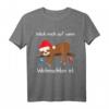 Weihnachtsoutfit Faultier Kinder Weihnachten - Lustiges Weihnachts T-Shirt als Geschenk oder zum Feiern geeignet, bessere Alternative zum Ugly Christmas Sweater