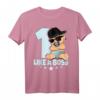 Baby 1. Geburtstag T-Shirt Junge Mädchen - Like a Boss Kinder Motiv für den ersten Geburtstag, Dino Design, lustiges Geburtstagsshirt für Babys