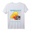 Kinder Vierter 4. Geburtstag Feuerwehr T-Shirt - Lustiges Geburtstagsdesign für 4-Jährige Jungen und Mädchen