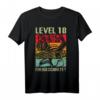 18 Geburtstag Junge Deko Gamer Zocker T-Shirt – Witziges Geschenk und Dekoration für den 18. Geburtstag junger Gamer
