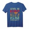 18 Geburtstag Junge Deko Gamer Zocker T-Shirt – Witziges Geschenk und Dekoration für den 18. Geburtstag junger Gamer