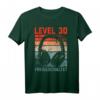 30. Geburtstag Jungen Video Gamer Level 30 Unlocked T-Shirt – Perfektes Geschenk für Gamer, Gaming Party & LAN-Events