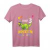 Kinder Dinosaurier T-Shirt für 3 Jahre Geburtstag - Klassisch geschnitten, doppelgenähter Saum für Jungen und Mädchen