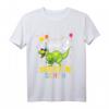 Kinder Dinosaurier T-Shirt für 3 Jahre Geburtstag - Klassisch geschnitten, doppelgenähter Saum für Jungen und Mädchen