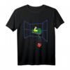 Linux Pinguin Wirft ein Apple aus dem Fenster T-Shirt – Lustiges Geschenk für Linux-Anwender & Technikfans