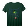 Linux Pinguin Wirft ein Apple aus dem Fenster T-Shirt – Lustiges Geschenk für Linux-Anwender & Technikfans