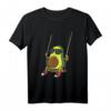 Coole Avocado auf einer Schaukel - Funny T-Shirt für Veganer, Obstliebhaber und Humorvolle Geschenke zum Geburtstag