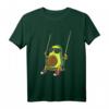 Coole Avocado auf einer Schaukel - Funny T-Shirt für Veganer, Obstliebhaber und Humorvolle Geschenke zum Geburtstag