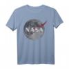 NASA Moon Space Logo T-Shirt - Offiziell lizenziertes NASA Merchandise für Weltraum- und Astronomie-Fans