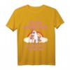Kinder Bye Bye Kindergarten T-Shirt - Ich rock jetzt die Schule für Mädchen mit Einhorn und Regenbogen, perfektes Geschenk zur Einschulung