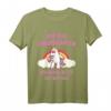Kinder Bye Bye Kindergarten T-Shirt - Ich rock jetzt die Schule für Mädchen mit Einhorn und Regenbogen, perfektes Geschenk zur Einschulung