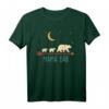 Mama Bär mit 2 Jungen T-Shirt – Perfektes Muttertag Geschenk mit Mond und Sternen Design