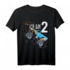 Kinder 2 Jahre Geburtstag Shirt für Jungen und Mädchen mit Monster Truck Motiv - Klassisches, langlebiges T-Shirt für Kinderfeste