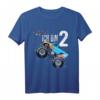 Kinder 2 Jahre Geburtstag Shirt für Jungen und Mädchen mit Monster Truck Motiv - Klassisches, langlebiges T-Shirt für Kinderfeste