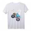Kinder 2 Jahre Geburtstag Shirt für Jungen und Mädchen mit Monster Truck Motiv - Klassisches, langlebiges T-Shirt für Kinderfeste