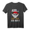 Kinder Piraten T-Shirt zum 6. Geburtstag - Piratenparty Shirt für Jungen und Mädchen, ideales Geburtstagsgeschenk für kleine Seeräuber