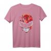 HapDog T-Shirt mit Red Ranger Geometric Helmet Big Face Design - Retro & Vintage Style für Männer, Frauen, Kinder & Jugendliche
