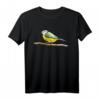 Meise auf einem Ast T-Shirt - Natur- und Vogelmotiv für Vogelliebhaber