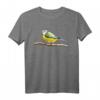 Meise auf einem Ast T-Shirt - Natur- und Vogelmotiv für Vogelliebhaber