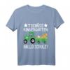 Kinder Schulkind 2024 Jungen Trecker Hallo Schule T-Shirt – Perfektes Geschenk zum Schulanfang in die 1. Klasse