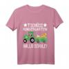 Kinder Schulkind 2024 Jungen Trecker Hallo Schule T-Shirt – Perfektes Geschenk zum Schulanfang in die 1. Klasse
