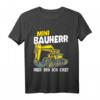 Kinder Mini Bauherr Bagger Geschenk für Sohn und Enkel - Lustiges Hausbau T-Shirt für kleine Handwerker und Bauleiter
