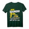 Kinder Mini Bauherr Bagger Geschenk für Sohn und Enkel - Lustiges Hausbau T-Shirt für kleine Handwerker und Bauleiter
