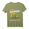 Kinder Mini Bauherr Bagger Geschenk für Sohn und Enkel - Lustiges Hausbau T-Shirt für kleine Handwerker und Bauleiter