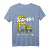 Kinder Mini Bauherr Bagger Geschenk für Sohn und Enkel - Lustiges Hausbau T-Shirt für kleine Handwerker und Bauleiter