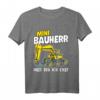 Kinder Mini Bauherr Bagger Geschenk für Sohn und Enkel - Lustiges Hausbau T-Shirt für kleine Handwerker und Bauleiter