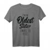 Oldest Sister Shirt - Lustiges Matching Geschwister T-Shirt mit Spruch 'I Make The Rules' für Geschwister & Familienfeiern