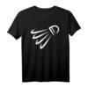 Badminton T-Shirt für Spieler & Fans – Klassisch geschnitten, doppelt genähter Saum, perfekte Badminton Ausrüstung und Geschenkidee