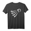 Badminton T-Shirt für Spieler & Fans – Klassisch geschnitten, doppelt genähter Saum, perfekte Badminton Ausrüstung und Geschenkidee